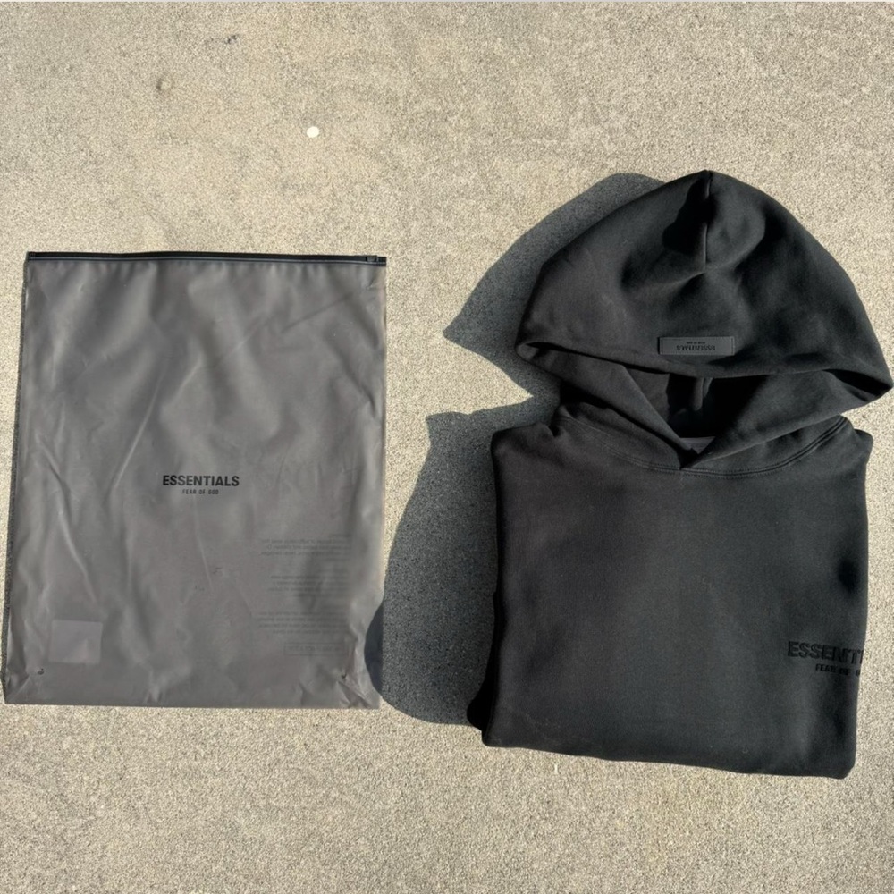 PacSun Essentials Black Hoodie - Picture 6 of 6
